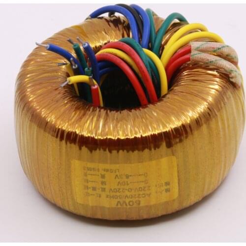50W Toroid Transformer For Tube Amplifier Input:220V Output:220V*2+6.3V+10V