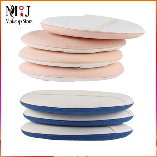 7pcs Air Cushion Puff Special Powder Puff For BB Cream Cosmetics Applicator Sponge Facial Makeup Tool (3 Blue + 4 skin tones)