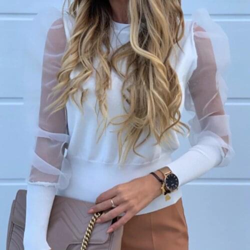 AOTTER SLULIAN Collar Blouses