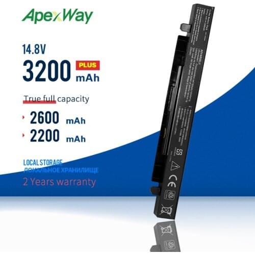 Apexway A41-X550A Laptop Battery for ASUS A41-X550 X450 X550 X550C X550B X550V X450C X550CA X452EA X452C