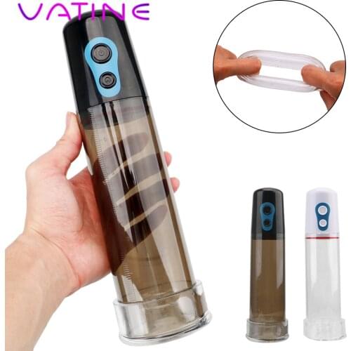 VATINE Automatic Penis Train Pump Penis Enlargement Vibrator for Men Vacuum Pump Penis Extend Male Masturbation Sex Toys