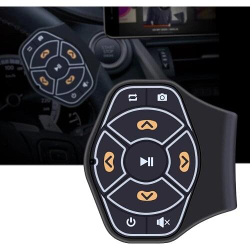 Car Bluetooth Controller New Car Bluetooth Steering Wheel Phone Remote Controller Phone Bluetooth Remote Control Dropship 7.20