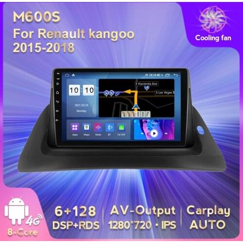 IPS HD 1280*720 Android 11 Car GPS Navigation DVD Multimedia Player for Renault Kangoo 2015-2018 WIFI Stereo Player Carplay AUTO