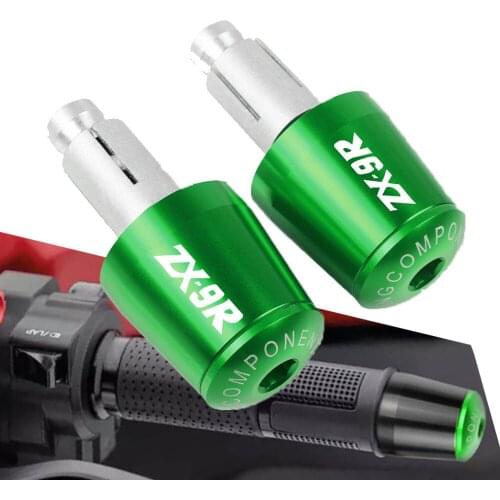 CNC Handlebar End Moto Grip Ends Plus Handle Bar Grips End Plug Motorcycle 7/8'' 22MM FOR KAWASAKI ZX9R ZX 9R 2000 2001 20022003