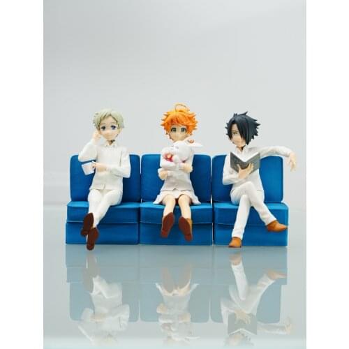 Original SEGA PM The Promised Neverland Emma Norman Ray Figure PVC Action Model Grace Field Anime The Promised Neverland Figural