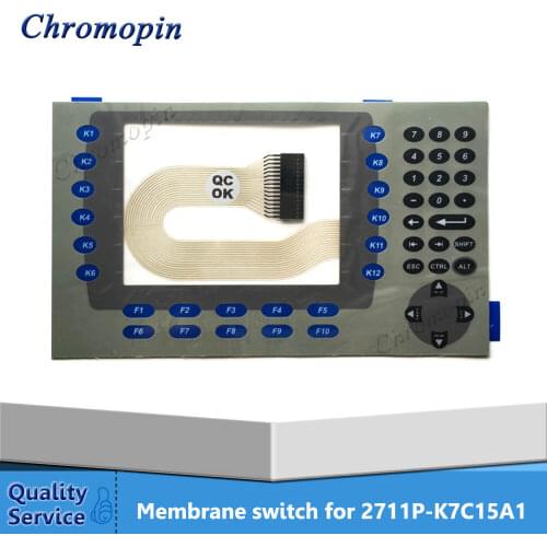Membrane switch keyboard for AB 2711P-K7C15A1 2711P-K7C15A2 2711P-K7C15A6 2711P-K7C15A7 Membrane keypad