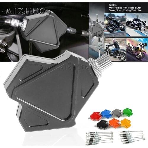 Motorcycle CNC Aluminum Stunt Clutch Lever Easy Pull Cable System For Kawasaki Z 1000 Z1000SX NINJA 1000 Tourer Z900RS Z750R