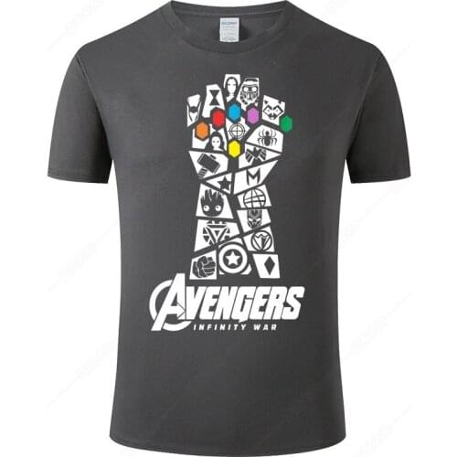 The Avengers T Shirt Men 2021 Summer Cotton Print T-Shirt Fashion Short Sleeved Tee Homme Clothes Camisetas Hombre J74