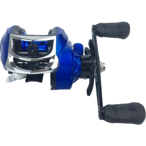 Topline Fishing Reel 8.1:1 High Speed Ultralight Baitcasting Reel Metal Spool Bait Casting Reel 10 Magnetic Brake 10KG Max Drag