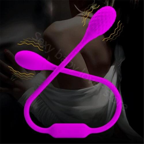 Sex Shop Both Ends Jumping egg Stimulator Female Masturbator Vagina Anal Double Penetration G spot vibrator Sex Toys For Woman