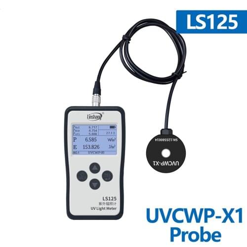 UVCWP-X1 sensor Waterproof UV-C probe for LS125 UV power meter monitor 254nm UV sterlization water treatment