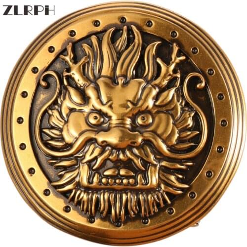 ZLRPH Luxury Metal Cool Belt Buckles For Man Unisex Western Fashion Buckle Cowboys Cowgirls Paracord Buckle Men Accessories