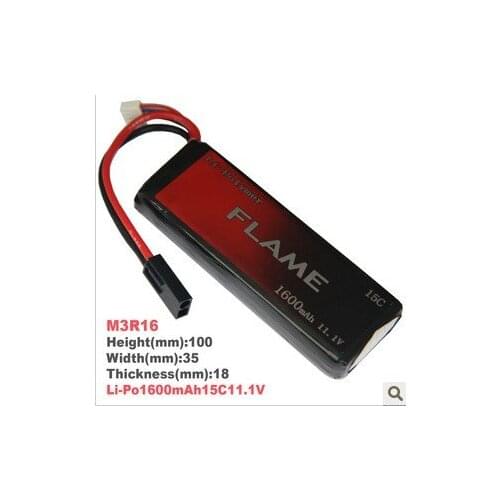 1pcs HK register free shipping~100% Orginal Flame 11.1v 1600mAh 15C Stick Type Battery
