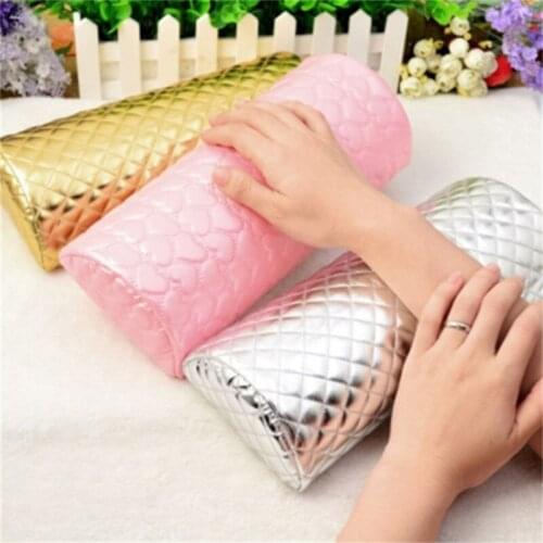Nail Art Pillow for Manicure Hand Arm Rest Pillow Cushion PU Leather Holder Soft Manicure Nail Tool Equipment