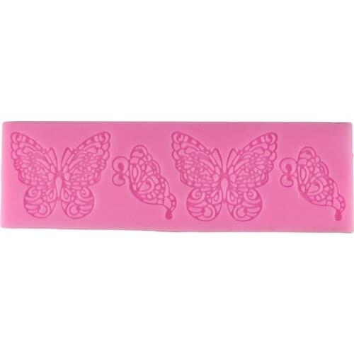 50PCS Cake Mold DIY Butterfly Shape Soap Molds Cake Decorating Tools Silicone Fondant Mould High Quality