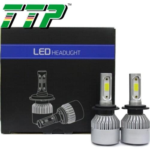 60w 4000LM 12V Turbo H1 H3 H7 H8 H11 9005 9006 COB Car LED Headlight Bulbs H16 9004 9007 Auto LED Head Lamp Beam Bulb