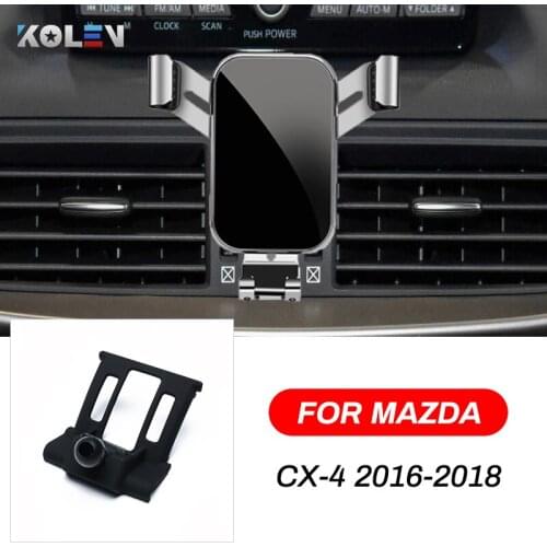 Car Mobile Phone Holder For Mazda CX-4 CX4 2016 2017 2018 Gravity GPS Stand Smart Phone Special Mount Support Navigation Bracket