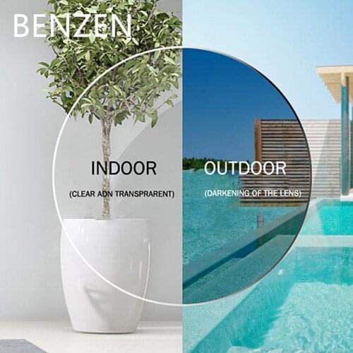 BENZEN Photochromic Prescription Lenses 1.56 1.61 1.67 CR-39 Resin Aspheric Glasses Lenses Myopia Lentes