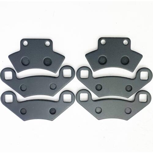 New 6pcs FRONT REAR BRAKE PADS For POLARIS SCRAMBLER 500 4X4 2001-2004