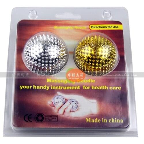 One Pair Hand massaging stimulate points Ball Massager your handy instrument for health care