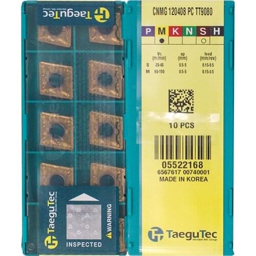 Original CNMG120408-PC TT9080 Carbide Inserts Milling Insert Lathe CNC Tools For Turning Insert