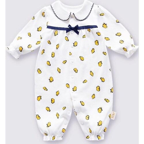 Autumn Newborn Jumpsuit Cotton Baby Romper Long Sleeve Boutique Outfits Unisex Set Baby Romper Onesie Pelele Bebe Clothes BW50PF