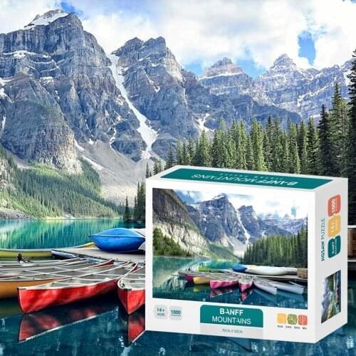 Puzzle 1000 Pieces Antistress Paper Jigsaw Puzzle Game for Adults and Kids Educational Children Toys Best Gift Box Puzzle Art