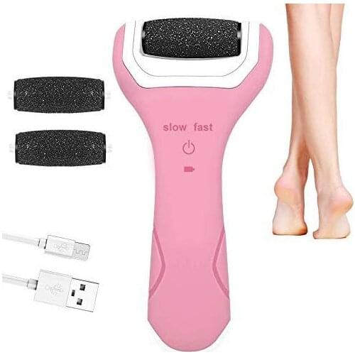 Foot Scrubber Electric Foot File-Pedicure Tools Callus Remover with Rechargeable for Dead Hard Skin Removal Professional 2pcs