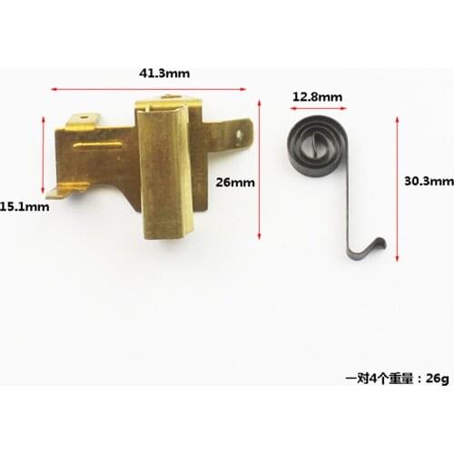 Professional Carbon Brush Holder Pot Brush Nest Spare Parts for Deshi Odlon Jingsu 95/110K/125T Electrical Tools