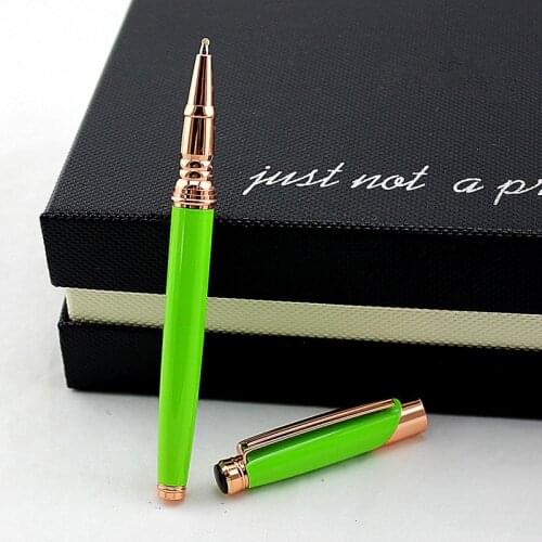 Luxury high quality business gift Metal ballpoint pen School office stationery Medium Nib Rollerball Pen New
