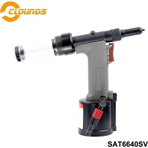 SAT6640SV Air Rivet Gun Pneumatic Hydraulic Rivet Gun 4850N Pull Force Riveter Air Riveter Gun