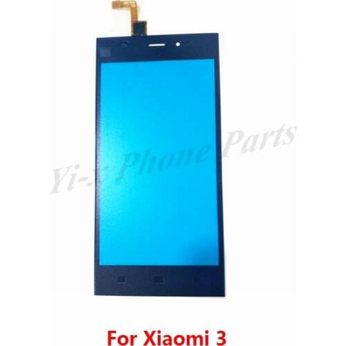 1pcs Original Mobile Touch Screen Glass For Xiaomi 3 Mi3 M3 Mi 3 Touchscreen Lens Sensor Touch Screen Digitizer Panel