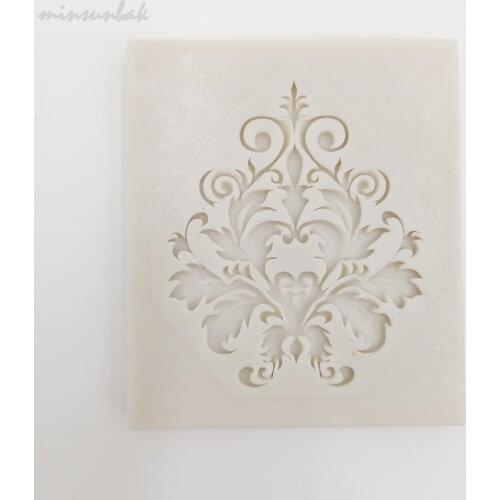 Minsunbak European Embossed Silicone Mold Embroidered Shape Cake Border Decoration Tool Kitchen Accessories