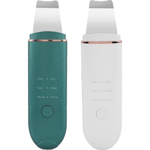 Ultrasonic Skin Scrubber Deep Face Cleaning Skin Spatula Peeling Blackhead Remover Beauty Instrument Device Facial Lift Shovel