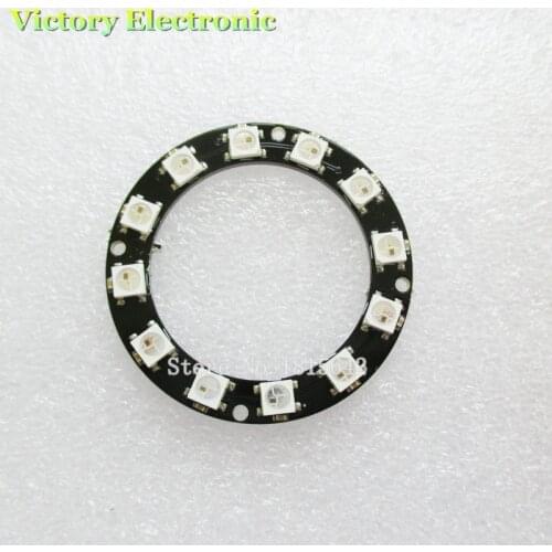 High Quality New Arrival 12 Bits LED Ring 16 x WS2812 5050 RGB LED with Integrated Drivers