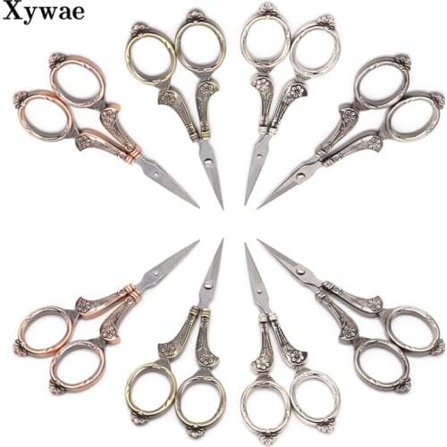 Vintage Scissors Cutting Tools Zakka Tailor Scissors Sewing Scissors Fabric Cross Needlework Embroidery Scissor Thread Cutter