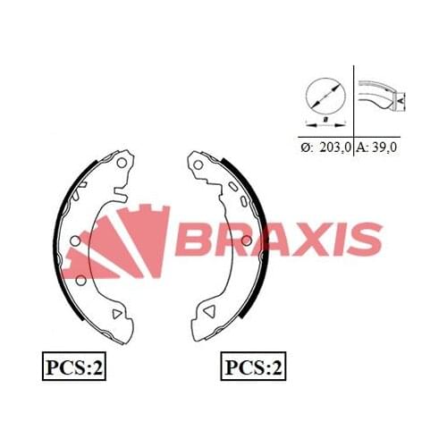REAR BRAKE BALATASI LUG BRAVA BRAVO 1.6.1.8 HB.2.0 MAREA 1.4