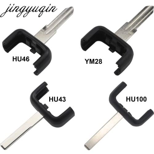 Jingyuqin Uncut Blank For Vauxhall Opel Vectra Astra Zafira Remote Key Fob Shell HU46 /YM28 /HU43 /HU100 Blade