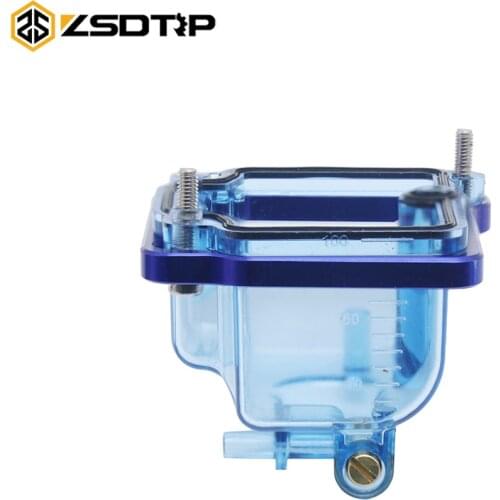 ZSDTRP Motorcycle Carburetor Carb Float Transparent Oil Cup Bottom Lower Cover Carburetor Repair Kit for PE26 PE27 PE30 PE32
