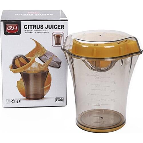 Mini Fruit Juice Cup Orange Lemon Juice Squeeze Tool Squeezer with Funnel 2 in 1 Household Manual Juicer Cooking Tool New