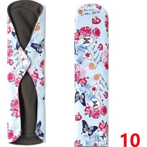 3pcsWomen Panty Liner Napkin Cloth Reusable Sanitary Hygiene Heavy Period Washable Charcoal Flow Bamboo Soft Towel Mestrual Pads