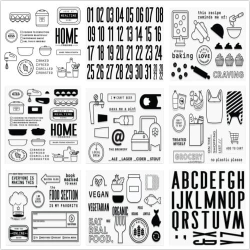 English Clear Stamp /Seal for DIY scrapbooking/photo album Decorative clear stamp sheets C659