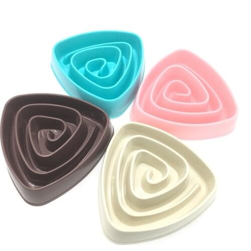 Anti Choke Pet Dog Feeding Food Bowls Puppy Slow Down Eating Feeder Dish Bowel Prevent Obesity Dogs Supplies Pet Feeding Bowl