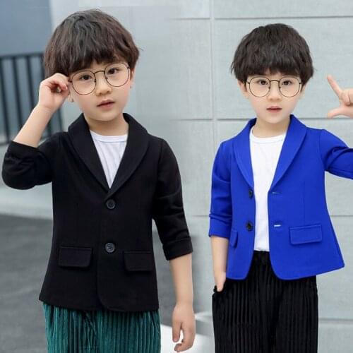 Baby Boys Blazers 1-6Yrs Children Blazers Boys Blazer For Weddings Casual Kids 2019 Autumn Spring Suit Blazers For Boys Clothes
