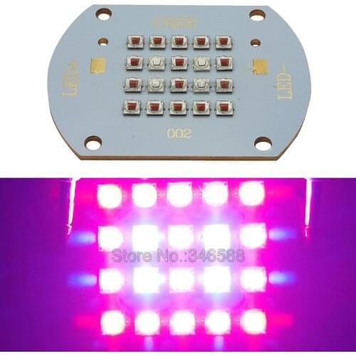 Cree XLamp XPE2 XP-E2 60W LED Bulb Lamp Light Red 16pcs + Blue 4pcs Mixed Color DIY High Power Led Emitter Lamp Light 20-26V 2A