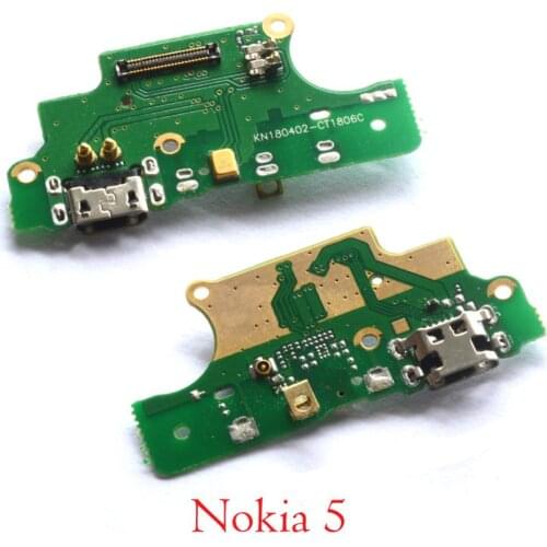 For Nokia 5 Micro USB Charger Flex Cable/ Micro USB Charging Port board for Nokia5