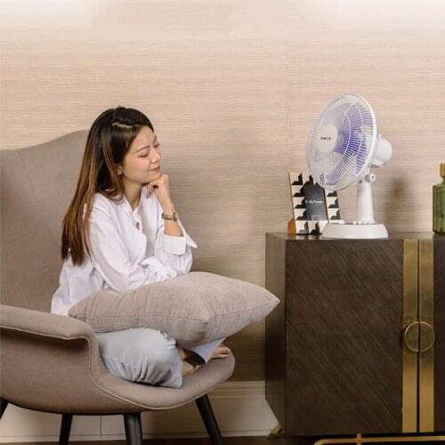 Household desktop fan 12 inch dormitory fan 16 inch desktop fan vertical shaking head floor fan