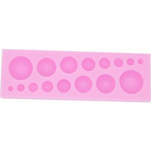 New Bead Size 8 Even Hemispherical Silicone Mold 15-437