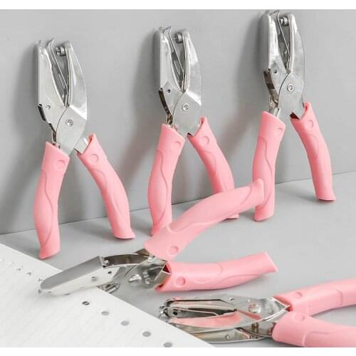 Metal 1.5/3/5.5/6mm Hole Punching Pliers Single Hole Creative Paper-cut Manual Punching Machine Loose-leaf Binding Machine
