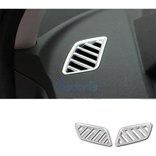 Interior Dashboard Side AC Outlet Trims Air Vent Cover Stickers Car Styling For Mitsubishi Eclipse Cross 2018-2020 Accessories
